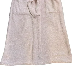 Bath & Body Works Plush Light Pink Belted‎ Robe Soft Warm Cozy Robe Size S/M thumbnail 2
