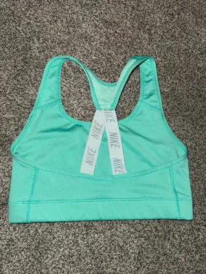Nike Just Do It Dri-Fit Sports Bra - Teal - Size S thumbnail 3