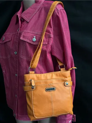 Rosetti Women’s Orange Leather-Look Crossbody Shoulder Bag thumbnail 2
