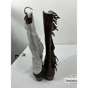 Universal Threads Womans New Patsy Knee High Western Riding Boots 8.5 Brown thumbnail 4