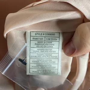 Cupcakes and Cashmere Malina pleated detail chiffon shift dress in tea rose sz S thumbnail 12