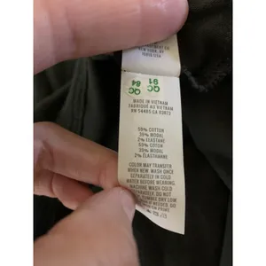 Aerie Dark Gray‎ Pocket Long Sleeve Tee Oversized Casual Lounge Basic S thumbnail 4
