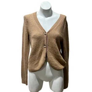 Madewell Women's Brown V-Neck Cardigan Sweater Size S Long Sleeve thumbnail 5