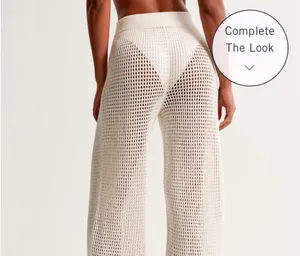 Abercrombie & Fitch Crochet Swim Coverup thumbnail 2