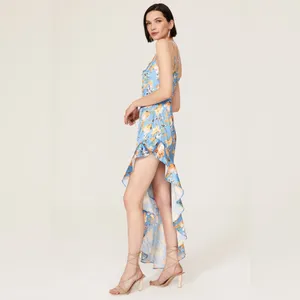Nookie Simone Cut Out Dress in Blue Medium Womens Long‎ Gown thumbnail 5