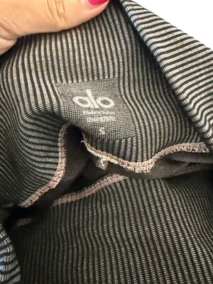 ALO Mauve Black Colorblock Leggings Size Small thumbnail 6