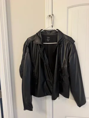 Leather Jacket Forever 21 thumbnail 2