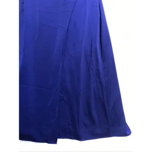 Lulus Maxi Dress Womens Size M Navy Blue Cowl Neck Satin Formal Gown New thumbnail 4