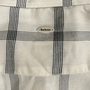 Barbour Summer Tartan Kelso Shirt Womens 12 Cloud/Blue Plaid Cotton British Prep thumbnail 6