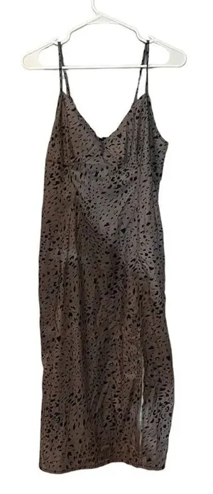 SHEIN Cheetah‎ Print Slip Dress Size Small thumbnail 1
