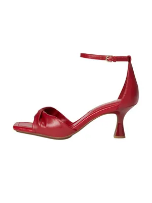 NWT Anne Klein Jessie Ankle Strap Two Piece Dress Sandals JESS04F9 Red 8.5M thumbnail 4