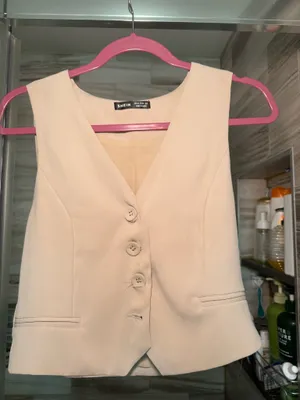 SheIn Tan Crop Top thumbnail 2