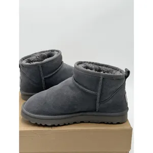 New Authentic UGG Classic Ultra Mini 1116109 Women's Fashion Boots Grey thumbnail 7