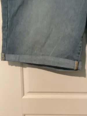 Old Navy Light Blue Denim Bermuda Shorts thumbnail 2
