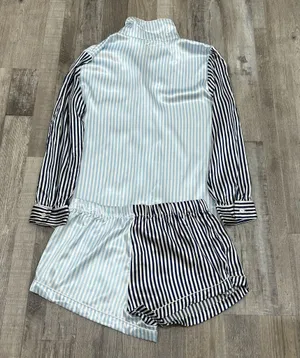 BB Dakota Striped Pajama Set thumbnail 4