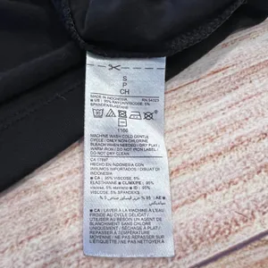Old Navy Maternity Small Black Sleeveless Front Tie Jersey Midi Dress Scoop Neck thumbnail 5