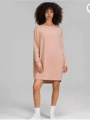 Lululemon Back In Action Long Sleeve Dress Size 6 thumbnail 2