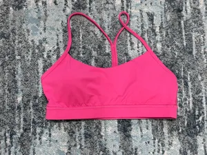 Lululemon Flow Y Bra Sports 10 Passionate Pink thumbnail 3