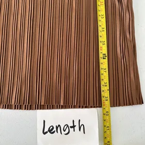 New PrettyLittleThing Chocolate Brown Plisse V Bar Tie‎ Waist Midi Dress Size 4 thumbnail 10
