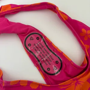 Garage Floral Pink and Orange Bikini thumbnail 3