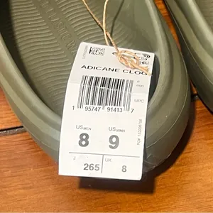 Adidas Adicane Unisex Olive Clog Size 8 or 9 #628 thumbnail 6