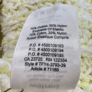 Aritzia Wilfred Confetti Chunky Knit Yellow White Sweater Women’s Large thumbnail 5