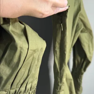En Saison Hardin Olive Green Shirt Dress Small NWT Cotton Button Front Chic‎ thumbnail 12
