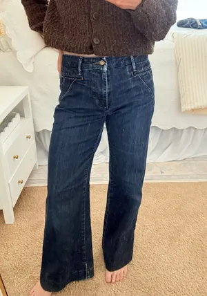 Joe's Jeans Wide-Leg Flare Bootcut Low-Rise Jeans Women’s 27 thumbnail 1
