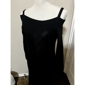 White House Black Market Sweater Dress Cotton stretch Knit‎ Mini size XS thumbnail 9