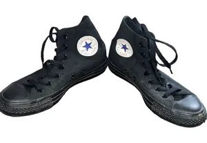 Converse ✨ Chuck Taylor All Star Hi Black Monochrome✨ thumbnail 1
