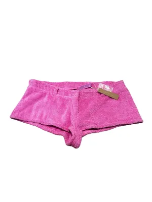 Skims Terry Cover-Up Short Micro Mini Shorts Low Rise Beach Vacation Lounge NWT thumbnail 2