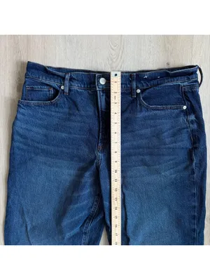 Loft Rivete NWOT Women's Relaxed Straight Mid Rise Jeans Size 32 thumbnail 8
