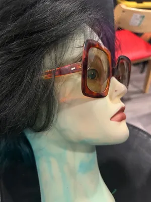 Oversized Square Tortoiseshell Sunglasses thumbnail 4