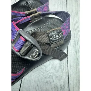 Chacos Women's Sz. 7M Purple Striped Hiking Outdoors Adjustable Strappy Sandals thumbnail 6