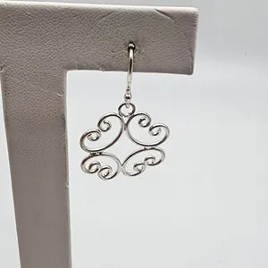 International Bullion Brokers Sterling Silver Dangling Earrings thumbnail 2
