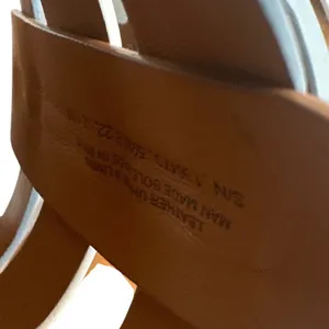 Tory Burch Ines Multi Strap Slides‎ Tan Blue White Leather Sandals 11 thumbnail 5