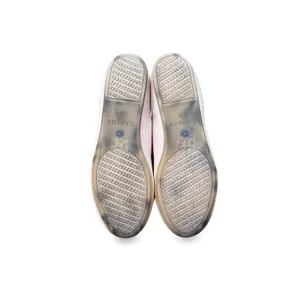 Rothy’s Daily Knit Round Toe Flats Blush Pink Blue Trim Size 6 Like New thumbnail 5