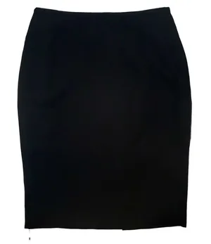 Calvin‎ Klein Black Straight Pencil Skirt Size 4 Career Simple Basic Capsule thumbnail 1
