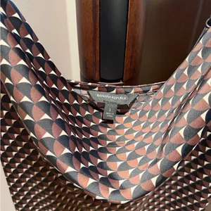 Banana Republic Brown Strappy Midi Dress w Slit thumbnail 3