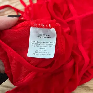 Tiger Mist Red Mesh Bodysuit thumbnail 4