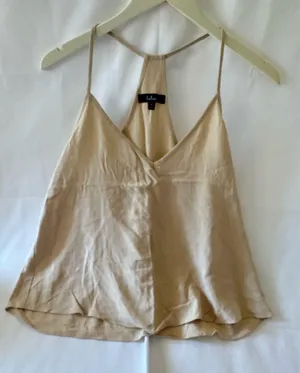 Lulus Women’s medium razorback beige summer tank thumbnail 1