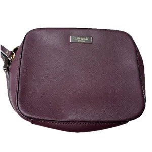 Kate Spade Newbury Lane Cammie Crossbody Purse Plumberry Saffiano Leather thumbnail 2