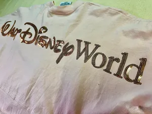Disney World Walt Disney 50th Anniversary Spirit Oversize long Sleeve Shirt Pink XL thumbnail 10