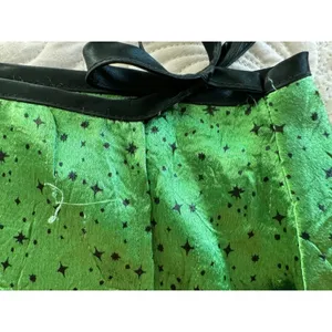Urban Outfitters Neon Green Festival Wrap Mini Tie Skirt Women's Sz S thumbnail 9
