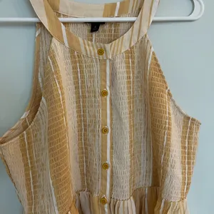 Torrid Yellow Stripe Button Smocked Tank Baby Doll thumbnail 4