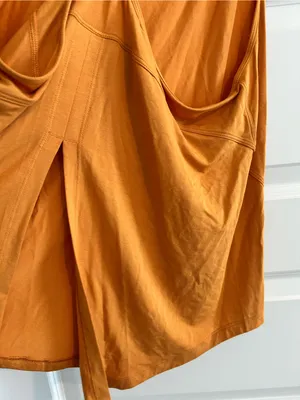 Lululemon Modal Silk Yoga Tank Top Mustard Yellow Size M / 8 thumbnail 10