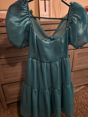 Teal dress Blue Size M thumbnail 1
