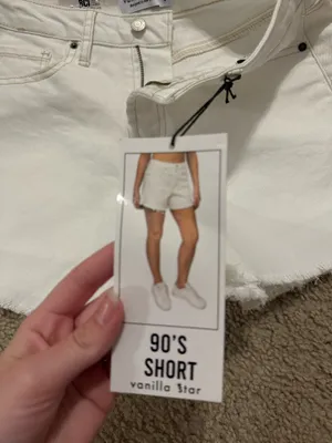 Vanilla Star Jeans White jean shorts thumbnail 4