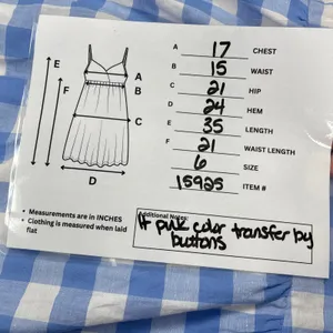 J‎ Crew Womens Gingham Button Front Dress Size 6 Linen Blend Summer Coastal thumbnail 13