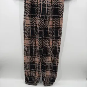 Skims Cozy Knit Plaid Jumpsuit Romper thumbnail 9